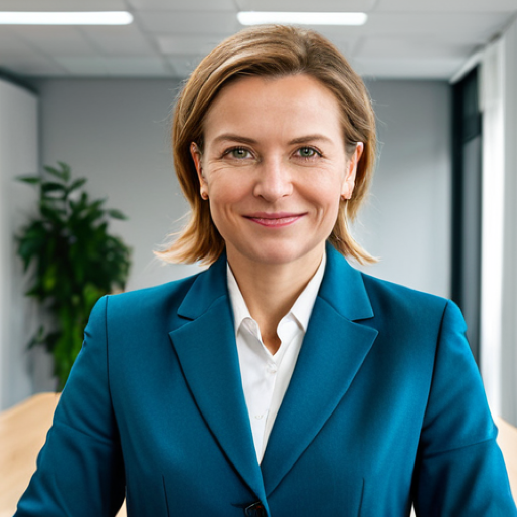 Resilient Leadership**
"A professional, fully clothed businesswoman in a stylish, modest business suit, standing confidently in a bright, modern Berlin office, safe for work, perfect anatomy, natural proportions, appropriate attire, professional setting, family-friendly, leadership qualities visible, well-formed hands, proper finger count, professional photography, high quality, showing strength and determination."
**