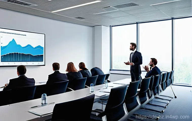 위기 대응 훈련의 효과적인 리더십 전략 - **Prompt:** "A diverse group of German professionals, dressed in smart business casual attire, are g...